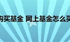 如何網(wǎng)上購買基金_教你低風(fēng)險(xiǎn)理財(cái)_限時(shí)12元